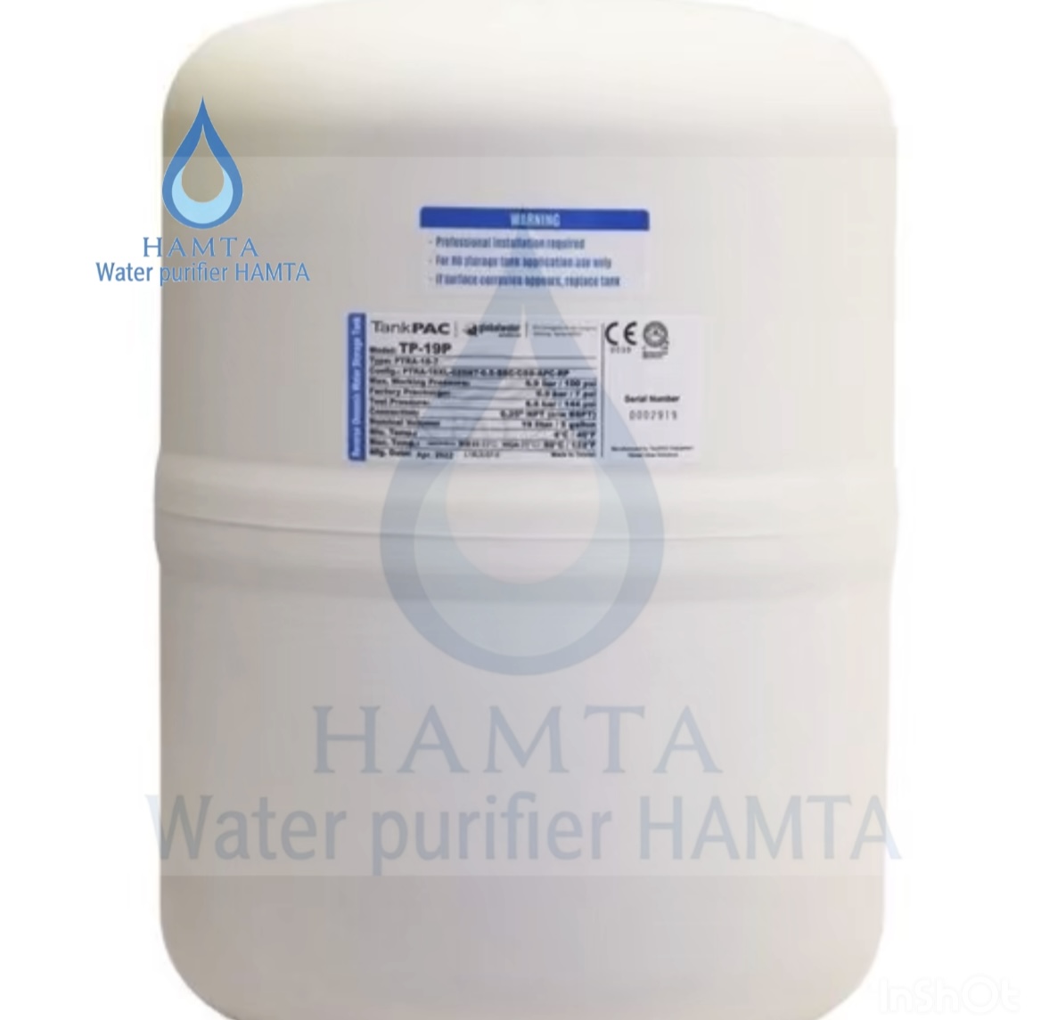 دستگاه تصفیه کننده آب تانک پک tankpac مدل RO-TP8800 | گارانتی اصالت و سلامت فیزیکی کالا