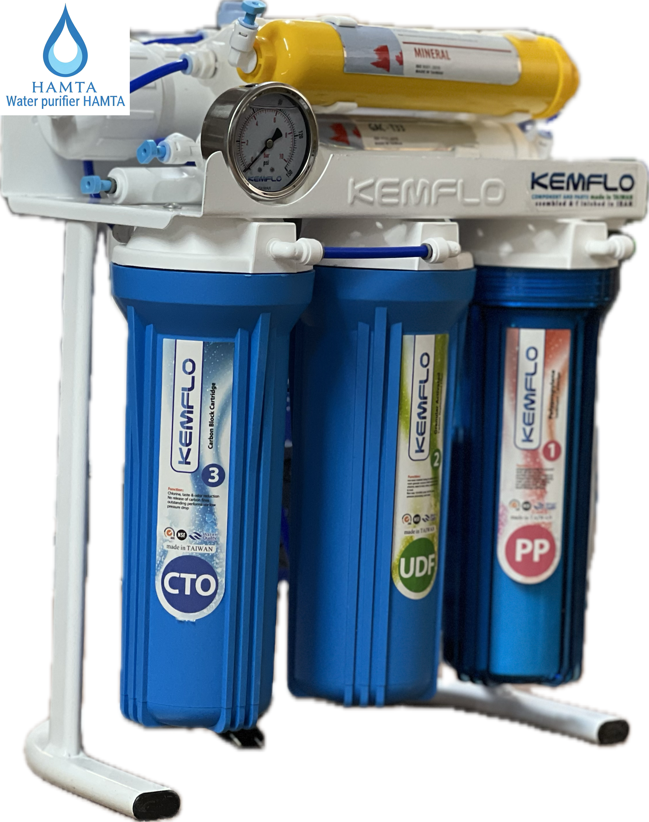 دستگاه تصفیه آب 7 مرحله برند kemflo تایوان کمفلو