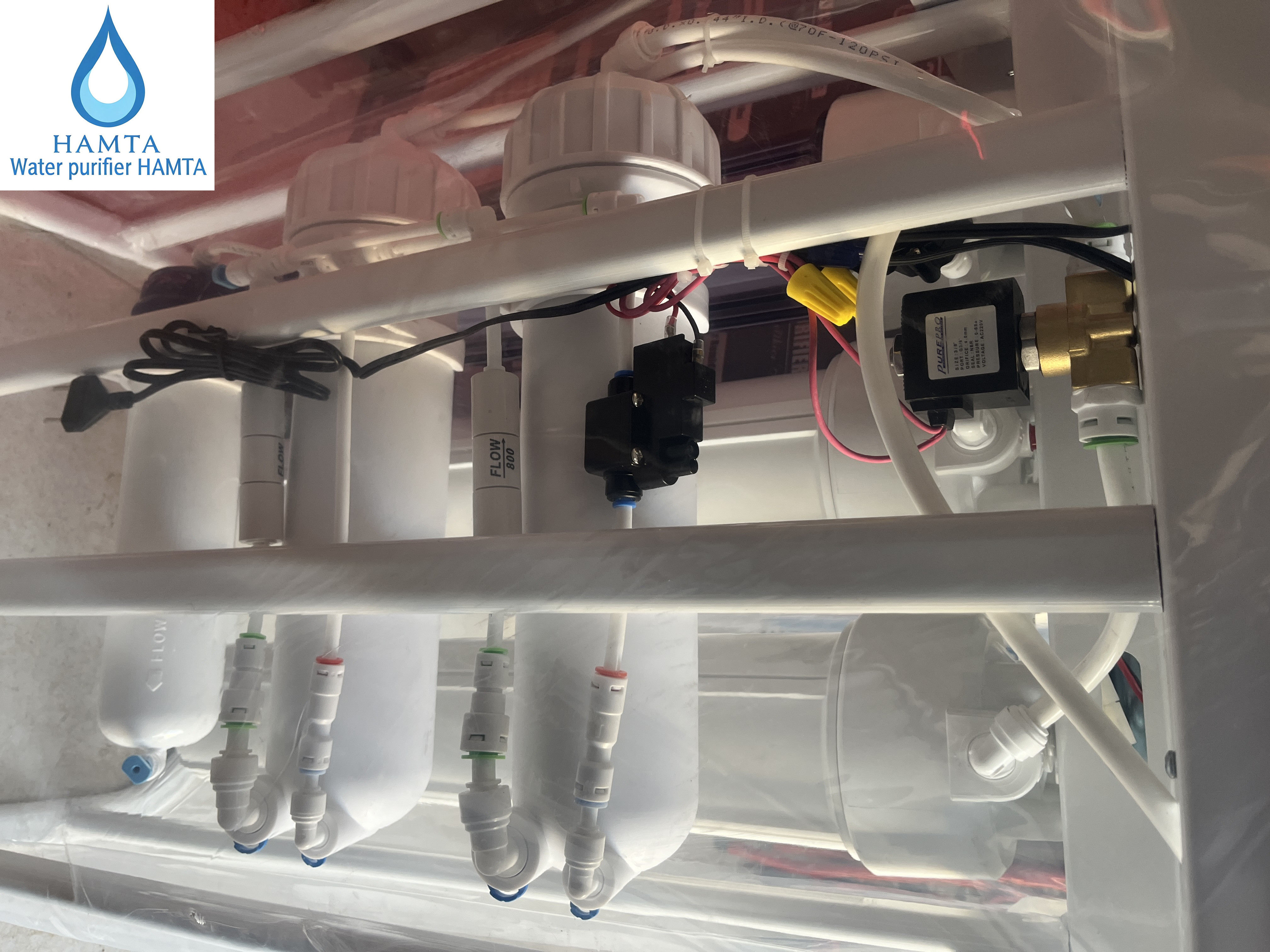 دستگاه تصفیه آب نیمه صنعتی 800 گالن مناسب کارگاه و کارخانه