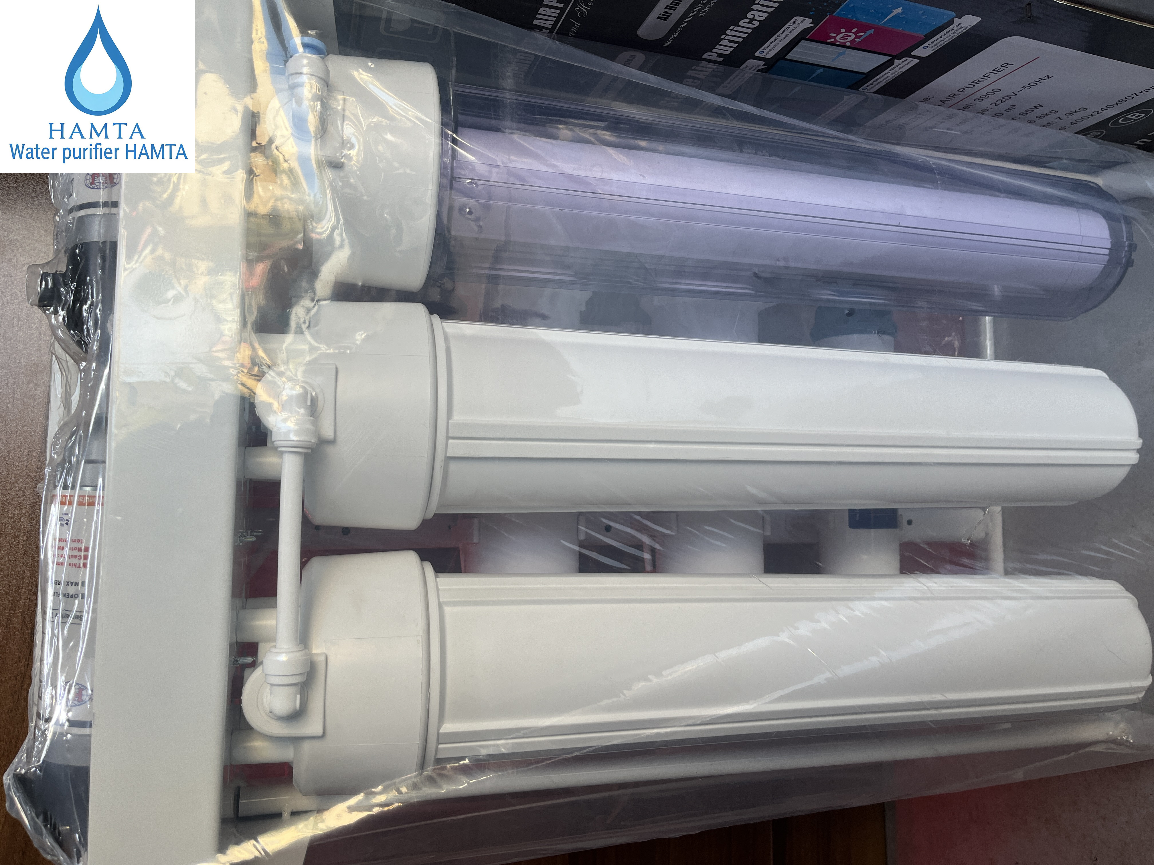 دستگاه تصفیه آب نیمه صنعتی 800 گالن مناسب کارگاه و کارخانه