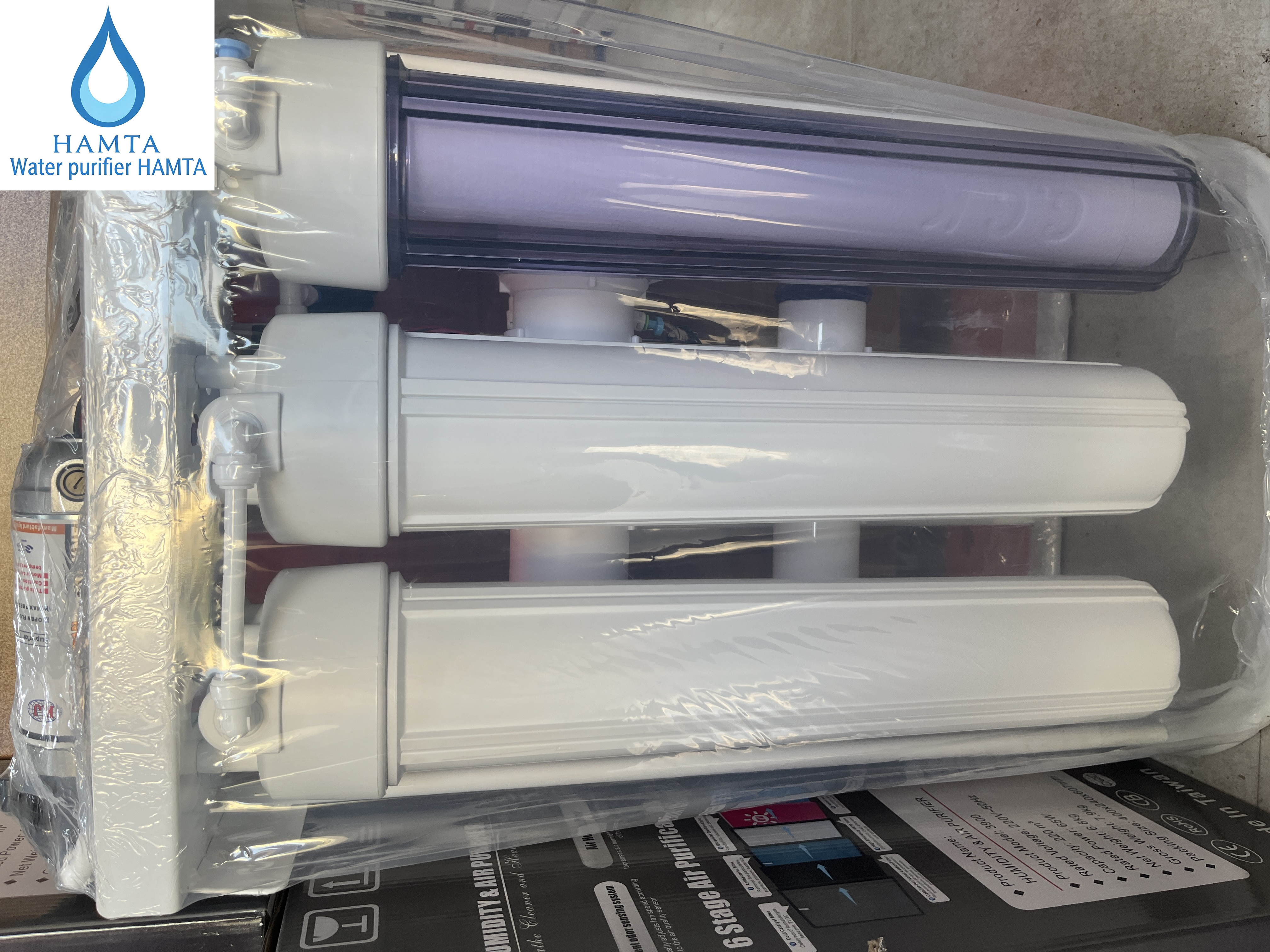 دستگاه تصفیه آب نیمه صنعتی 800 گالن مناسب کارگاه و کارخانه