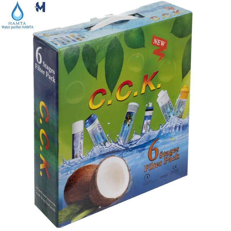 فیلتر دستگاه تصفیه آب سی سی کا مدل ممبران دار X6 مجموعه 6 عددی