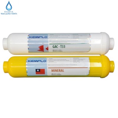 فیلتر دستگاه تصفیه آب کمفلو POST CARBON - MINERAL مجموعه دو عددی