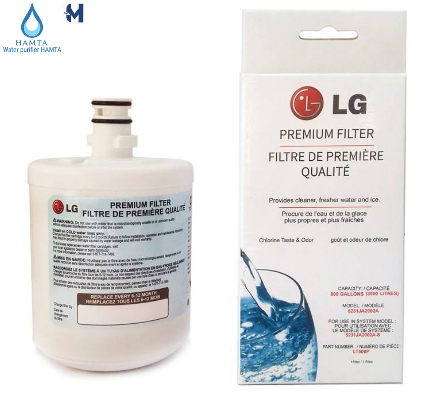 فیلتر یخچال ال جی مدل LT500P - لیوانی